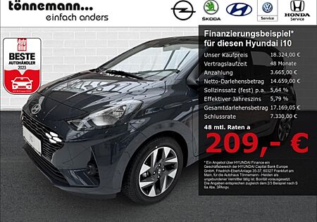 Hyundai i10 FACELIFT TREND AT+NAVI+RÜCKFAHRKAMERA+FERNLICHTASSISTENT