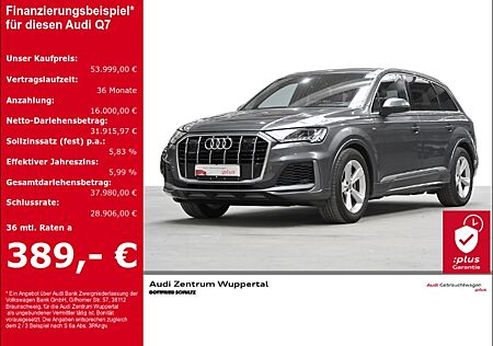 Audi Q7 50TDI S-LINE ACC STANDHZG AHK B&O PANO MATRIX BOSE LUFT HUD KAMERA