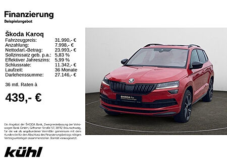 Skoda Karoq 2.0 TDI DSG 4x4 Sportline Navi, AHK, Pano