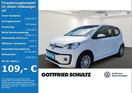 VW Up ! 1.0 RADIO KLIMA SHZ ALLSEASON Basis