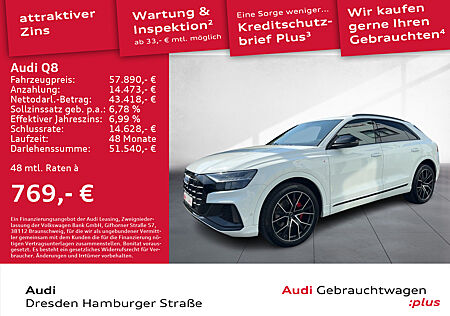 Audi Q8 55 TFSI quattro S line Matrix Pano B&O AHZV