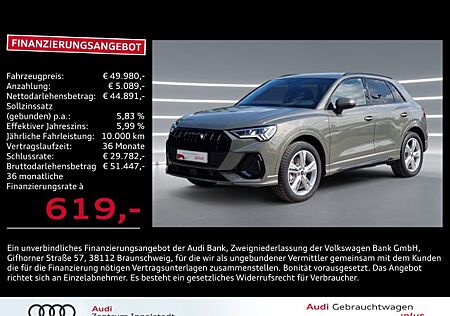 Audi Q3 S line 40 TFSI qu 2x MATRIX AHK NAVI Virt. 19