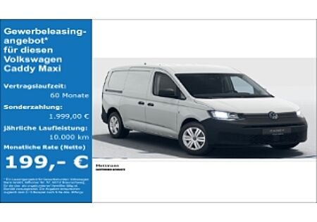 VW Caddy Maxi Cargo 2.0 TDI App-Connect Klima Einparkhilfe vo hi Rückfahrkamera*digCockpit*Reserverad*u.v.m.*