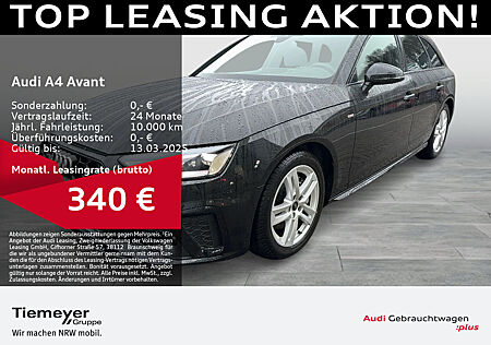 Audi A4 Avant 40 TDI Q S LINE LEDER MEMORY KAMERA TOUR