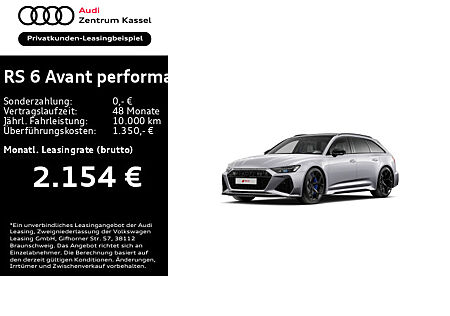 Audi RS6 RS 6 Avant performance HD Matrix Pano B&O HuD