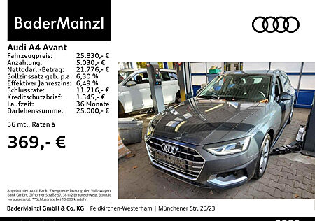 Audi A4 Avant 35 TDI S tronic Stdhz SHZ Navi ACC PDC