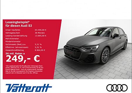 Audi S3 Sportback Matt SONOS TitanAbgas Matrix