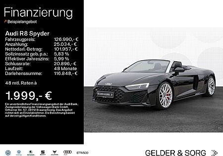 Audi R8 Spyder V10 perf.*quattro*20Z*B&O*LASER*RFK*