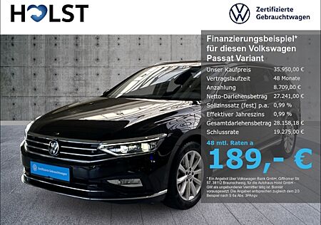 VW Passat Variant 2.0TDI DSG Elegance AHK+Navi+LED+ACC