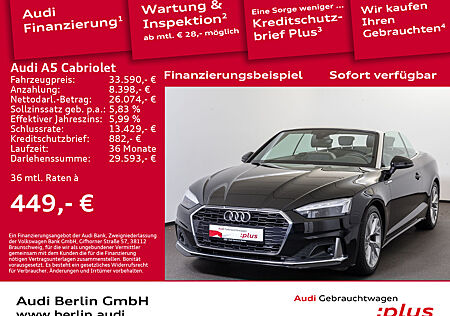 Audi A5 Cabriolet Advanced 35 TFSI S tr. ALCANT RFK