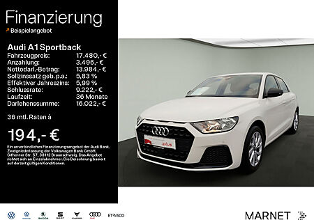 Audi A1 Sportback Advanced 25 TFSI*Navi*Alu*PDC*Virtual Cockpit*Kamera*Sitzheizung