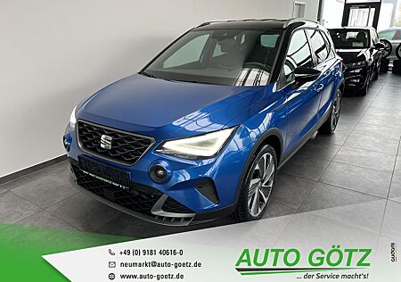 Seat Arona FR DSG 5-Jah Garantie AHK-Vorb.*Navi*DAB*VZE*LED*ACC*SmartLink*DigiCockpit*Kamera*ParkAssist*Kessy*BlindSpot*Freispr.*Sitzheiz*PDC*vo+hi*Alu*LichtAssist*SpurAssist*Connect*Sunset*ZV-Funk*4xEFH*Ladeboden*RÃckbank geteilt*Nebel*Armlehne*Metallic