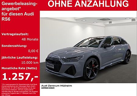 Audi RS6 Avant TFSI quattroKeramikbremsanlage Luftfederung AD Panorama Navi Leder digitales Cockpit Allrad HUD