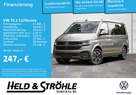 VW T6 California T6.1 California Beach Tour 110 kW TDI DSG Aktion