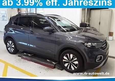 VW T-Cross 1.0 TSI Move Navi Ganzjahresreifen DAB Spurhalteass. Notbremsass. Tel.Berganfahrass.