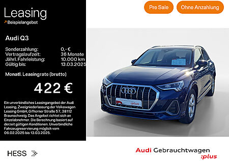 Audi Q3 45 TFSIe S-LINE*LED*AHK*VIRTUAL*NAVI-PLUS*19ZOLL