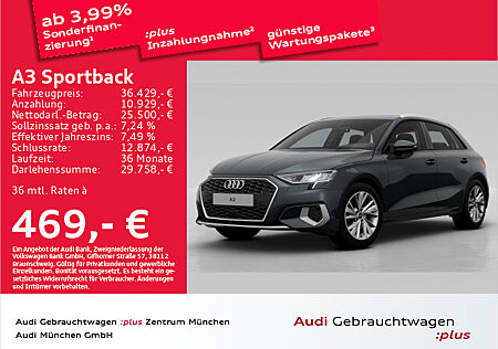 Audi A3 Sportback 35 TDI S tronic advanced Virtual/Navi+/Kamera/PDC+