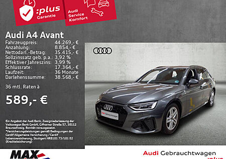 Audi A4 Avant 40 TDI S-LINE QUATTRO LED+KAMERA+VCP