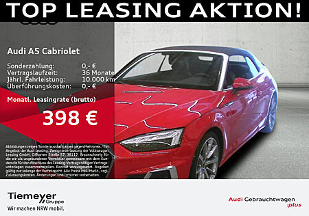 Audi A5 Cabriolet 35 TDI S LINE LM19 AHK eSITZE MATRIX