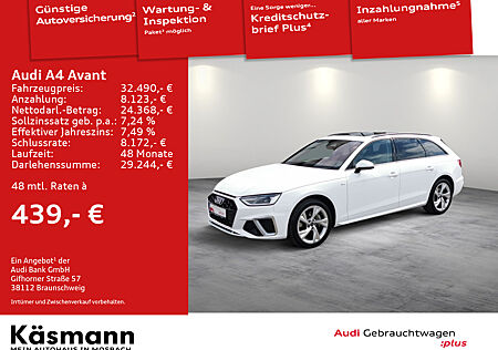 Audi A4 Avant S line 40TFSI qu PANO NAV KAM ACC LED