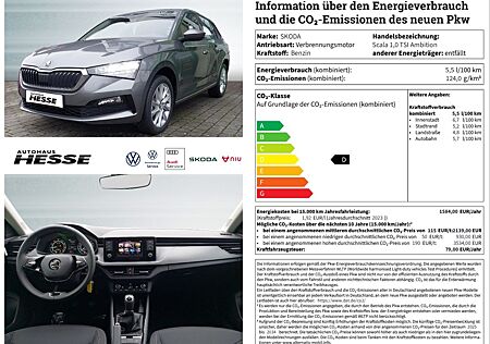 Skoda Scala 1,0 TSI Ambition, 17 Alu, LED, beh. MFL, PDC h.,