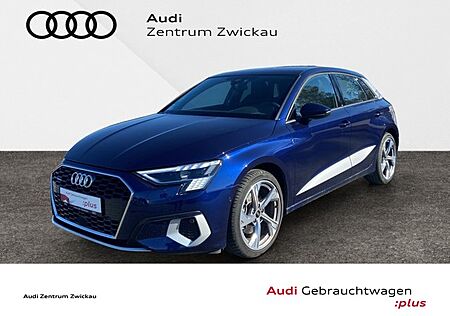 Audi A3 Sportback 40TDI quattro Advanced Matrix LED Scheinwerfer, Navi, AHZV