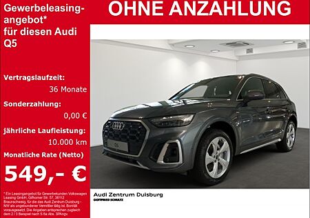 Audi Q5 S line 40 TDI quattro Allrad AHK-klappbar El. Navi Leder digitales Cockpit sofort verfügbar!