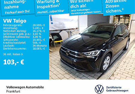 VW Taigo 1.0 TSI Life FrontAssist cs13mv