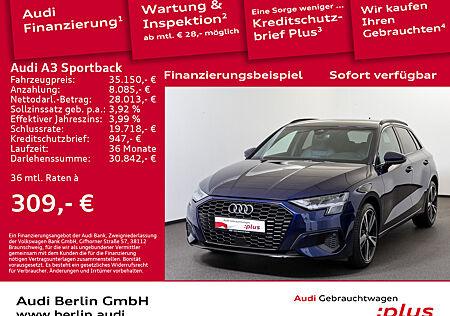 Audi A3 Sportback Advanced 30 TDI S tr. NAVI LED PDC