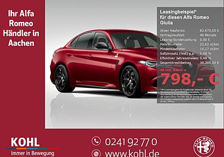 Alfa Romeo Giulia Quadrifoglio 2.9 V6 Bi-Turbo 520PS AT8 Totwinkel Matrix LED