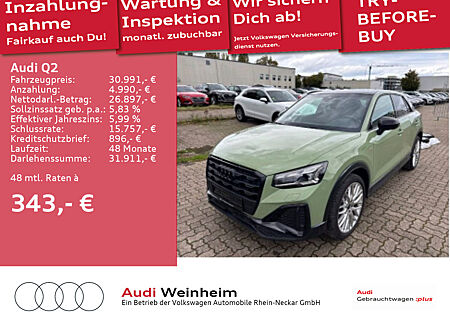 Audi Q2 35 TFSI S-line Edition One Black-Paket-plus Pano Matrix-LED uvm