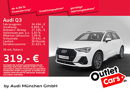 Audi Q3 40 TDI qu. S tronic S line Pano/LED/Navi+/Kamera