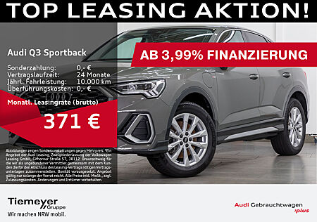 Audi Q3 Sportback 45 TFSIe S LINE AHK ALCANTARA KAMERA VIRTUAL