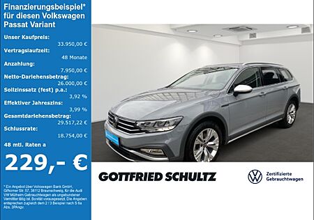 VW Passat Variant Alltrack 2.0 TDI 4M DSG LED NAV KAMERA SHZ ACC