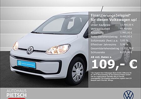 VW Up ! 1.0 Kamera Tempomat PDC Bluetooth