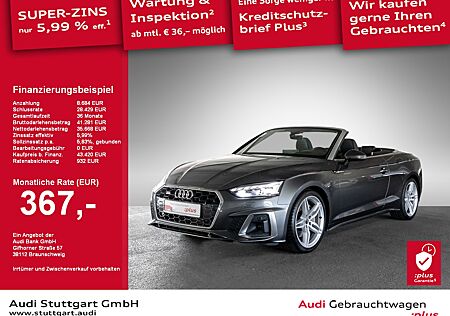 Audi A5 Cabrio 45TFSI quattro S line Laser HeadUp B&O