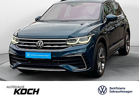 VW Tiguan 2.0TDI R-Line 4M DSG Leder LED Navi AHK Kamera