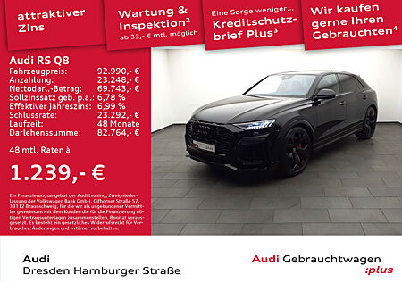 Audi RS Q8 4.0TFSI qua. Matrix Pano B&O Standhz. AHZV