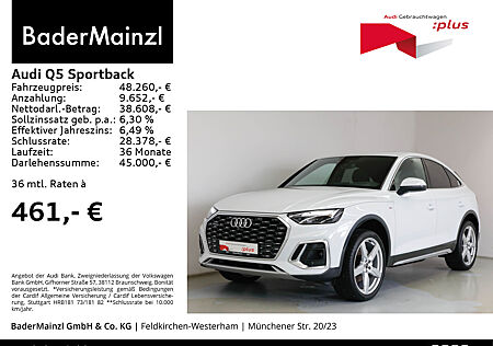 Audi Q5 Sportback 40 TDI quattro S line AHK Pano HUD