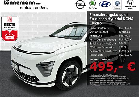 Hyundai Kona Elektro PRIME 65,4 kWh+VOLL LED+NAVI+360 GRAD KAMERA+SMARTKEY+HEAD UP+SITZ-/LENKRADHEIZUNG