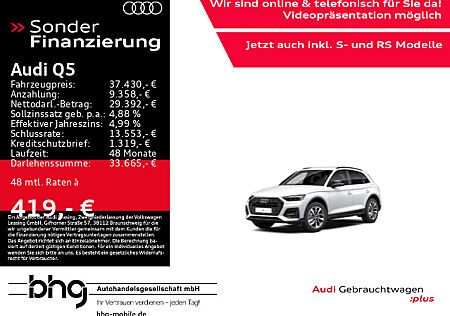 Audi Q5 40 TDI quattro AHK Virtual Navi ACC Standhzg