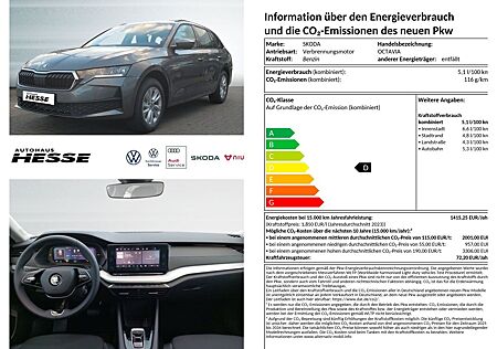 Skoda Octavia Combi 1,5 TSI mHEV DSG Essence, 16 Alu, LED, AHK, MFL, PDC h, Sitzhzg v, Bluet.