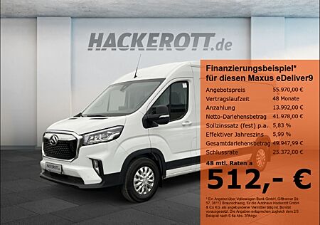 Maxus eDeliver 9 eDeliver9 72 kWh L3H2 Kasten Lang Plus-Paket Klima SHZ Kamera