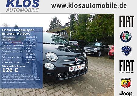 Fiat 500C LOUNGE 1.0 GSE HYBRID CARPLAY PDC CITYPAKET NEBELSCHEINW.