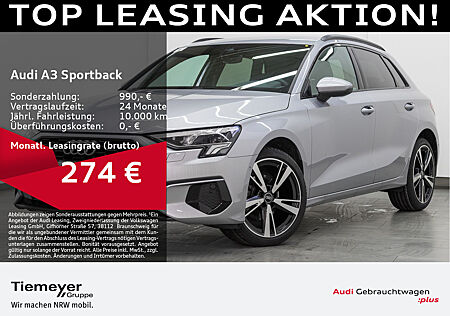 Audi A3 Sportback 35 TDI ADVANCED LEDER LED LM18 KAMERA