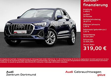 Audi Q3 35 S LINE CAM ACC LM18 LED EKLAPPE NAVI+ DAB+