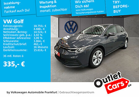 VW Golf VIII 2.0 TDI DSG Life Navi LED Heckleuchten Sitzheizung Leichtmetallfelgen