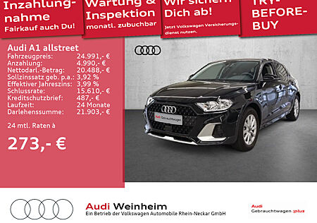 Audi A1 allstreet 25 TFSI Gar.2029 SHZ PDC Klima smart Interface uvm