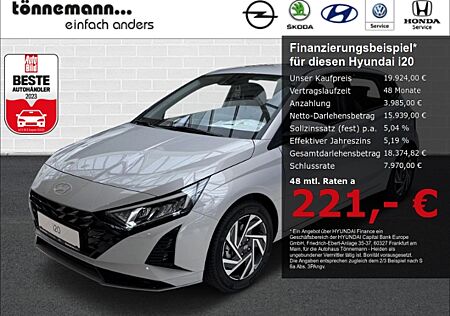 Hyundai i20 T-GDI TREND+VOLL LED+NAVI+RÜCKFAHRKAMERA+SITZ-/LENKRADHEIZUNG+INDUKTIONLADEN+PARKPILOT HI