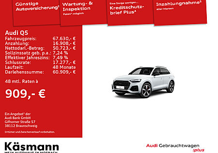 Audi Q5 40TDI quattro S line AHK B&O 360 MATRIX ACC